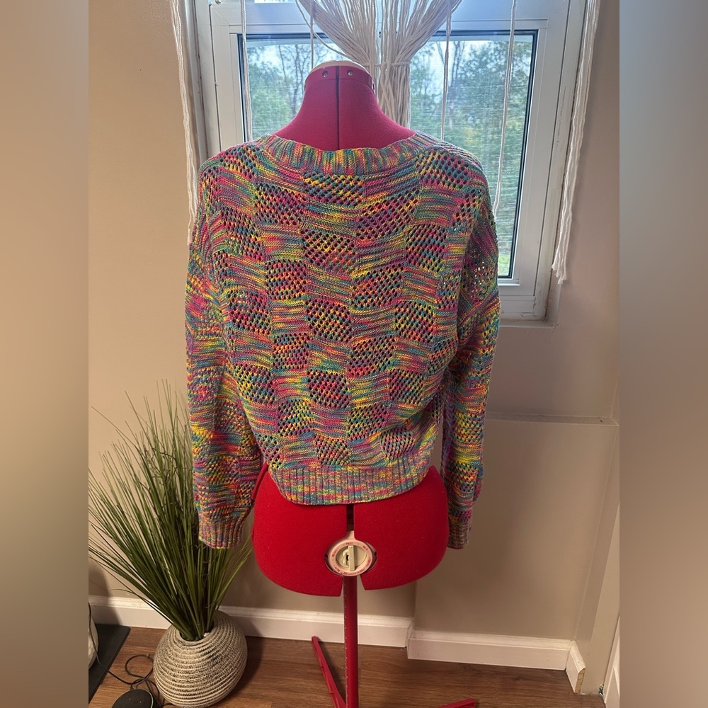 Colorful Knit Cardigan - Picture 5 of 5